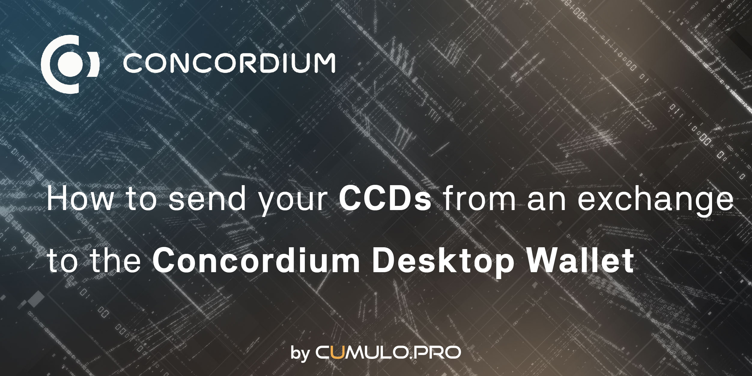 HOW TO SEND YOUR CCD’S FROM AN EXCHANGE TO THE CONCORDIUM WALLET